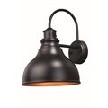 Perfecttwinkle 11 in. Delano Outdoor Wall Light; Oil Burnished Bronze PE804296